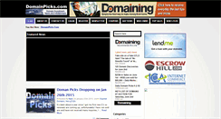 Desktop Screenshot of domainpicks.com